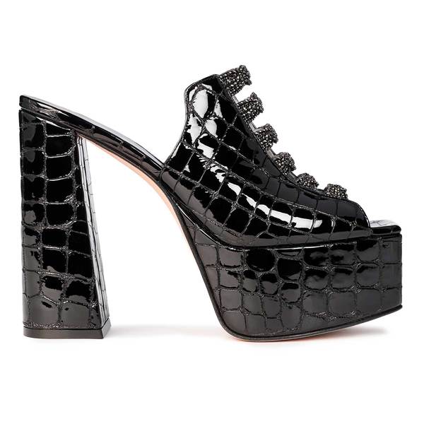 gina fur platform heels